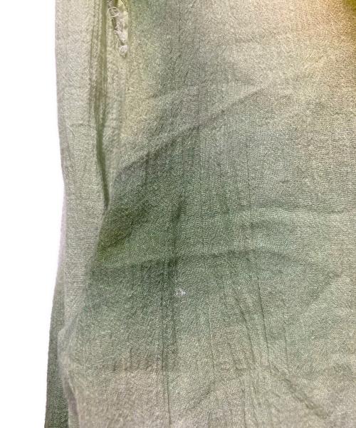 PAMM（パム）PAMM (パム) 「たしかにそこにあった夜」のガーゼトップス グリーン サイズ:FREEの古着・服飾アイテム