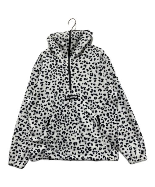 SUPREME（シュプリーム）Supreme (シュプリーム) 24FW Polartec facemask Half Zip ブラック×ホワイト サイズ:Mの古着・服飾アイテム