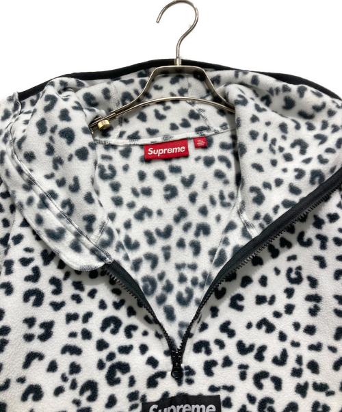 SUPREME（シュプリーム）Supreme (シュプリーム) 24FW Polartec facemask Half Zip ブラック×ホワイト サイズ:Mの古着・服飾アイテム