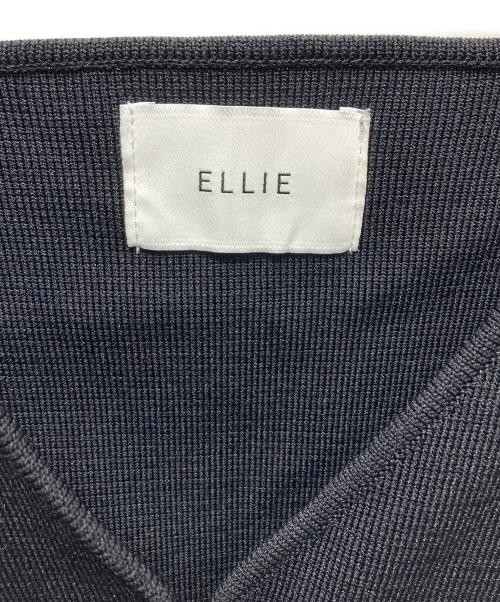 ELLIE（エリー）ELLIE (エリー) ハートボタンカーディガン ブラック サイズ:FREEの古着・服飾アイテム