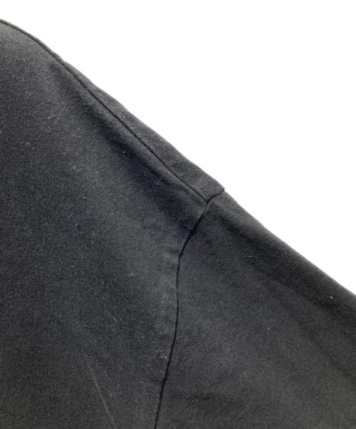 BOTTEGA VENETA（ボッテガベネタ）BOTTEGA VENETA (ボッテガベネタ) ダブルレイヤーコットンジャージー Tシャツ ブラック×グリーン サイズ:Mの古着・服飾アイテム
