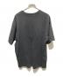 BOTTEGA VENETA (ボッテガベネタ) ダブルレイヤーコットンジャージー Tシャツ ブラック×グリーン サイズ:M：17000円