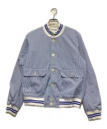 MACKINTOSH（マッキントッシュ）の古着「ストライプジャケット」｜ブルー×ホワイト