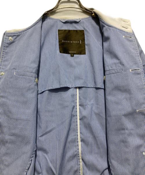 MACKINTOSH（マッキントッシュ）MACKINTOSH (マッキントッシュ) ストライプジャケット ブルー×ホワイト サイズ:38の古着・服飾アイテム