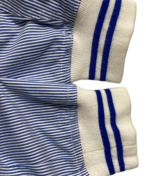 MACKINTOSH（マッキントッシュ）MACKINTOSH (マッキントッシュ) ストライプジャケット ブルー×ホワイト サイズ:38の古着・服飾アイテム