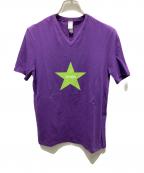 JOHN GALLIANOジョンガリアーノ）の古着「プリントTシャツ」｜パープル