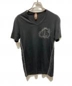 JOHN GALLIANOジョンガリアーノ）の古着「プリントTシャツ」｜ブラック
