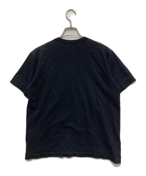 PLAY COMME des GARCONS（プレイコムデギャルソン）PLAY COMME des GARCONS (プレイコムデギャルソン) ダブルハートロゴTシャツ ブラック サイズ:Sの古着・服飾アイテム