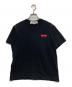 PLAY COMME des GARCONS（プレイコムデギャルソン）の古着「ダブルハートロゴTシャツ」｜ブラック
