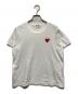 PLAY COMME des GARCONS（プレイコムデギャルソン）の古着「ハートTシャツ」｜ホワイト