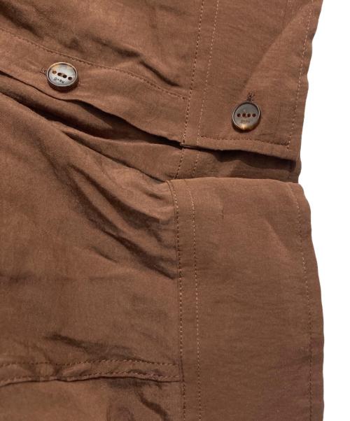 HEVO（イーヴォ）Hevo (イーヴォ) レーヨンシャツ ブラウン サイズ:不明の古着・服飾アイテム