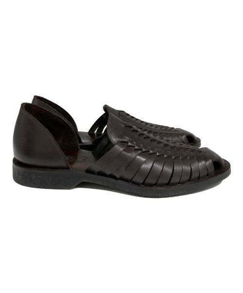 POLPETTA（ポルペッタ）POLPETTA (ポルペッタ) UNITED ARROWS (ユナイテッドアローズ) 別注 メッシュサンダル ブラウン サイズ:40 1/2の古着・服飾アイテム