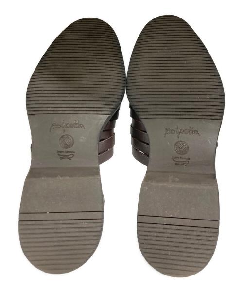 POLPETTA（ポルペッタ）POLPETTA (ポルペッタ) UNITED ARROWS (ユナイテッドアローズ) 別注 メッシュサンダル ブラウン サイズ:40 1/2の古着・服飾アイテム