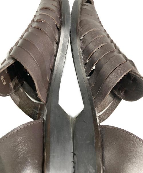 POLPETTA（ポルペッタ）POLPETTA (ポルペッタ) UNITED ARROWS (ユナイテッドアローズ) 別注 メッシュサンダル ブラウン サイズ:40 1/2の古着・服飾アイテム