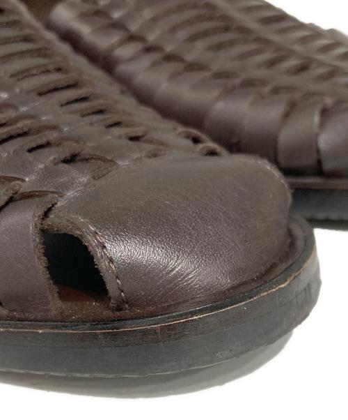 POLPETTA（ポルペッタ）POLPETTA (ポルペッタ) UNITED ARROWS (ユナイテッドアローズ) 別注 メッシュサンダル ブラウン サイズ:40 1/2の古着・服飾アイテム