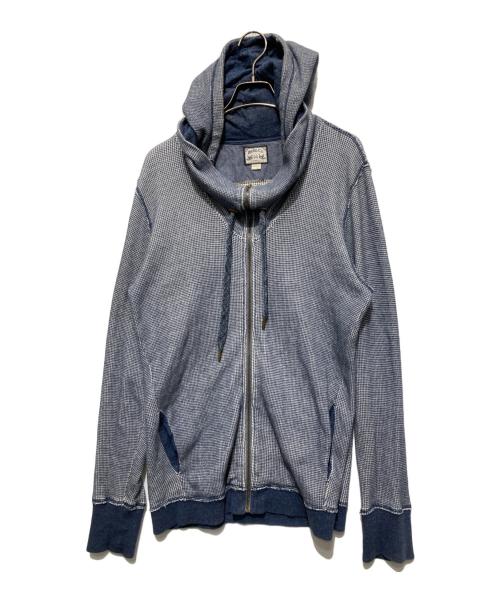DIESEL（ディーゼル）DIESEL (ディーゼル) ジップパーカー/Y2K/アーカイブ/archive ブルー サイズ:Lの古着・服飾アイテム
