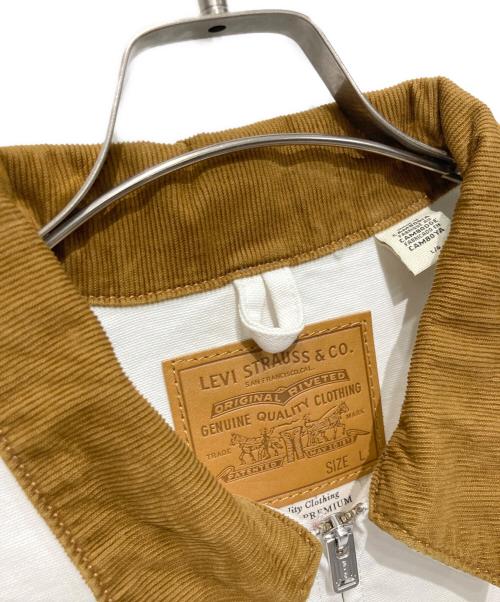 LEVI'S PReMIUM（リーバイス プレミアム）LEVI'S PReMIUM (リーバイス プレミアム) CASTRO フルジップジャケット ホワイト サイズ:Lの古着・服飾アイテム