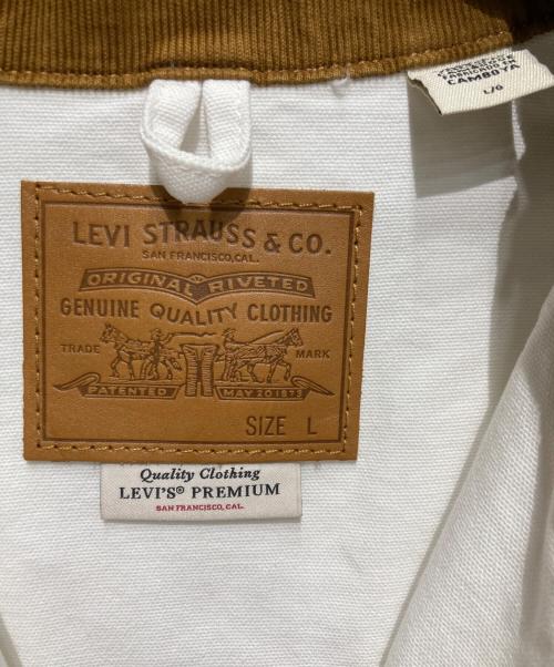 LEVI'S PReMIUM（リーバイス プレミアム）LEVI'S PReMIUM (リーバイス プレミアム) CASTRO フルジップジャケット ホワイト サイズ:Lの古着・服飾アイテム