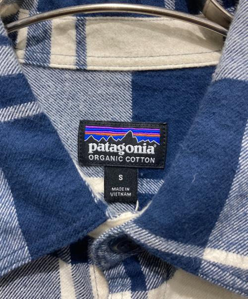 Patagonia（パタゴニア）Patagonia (パタゴニア) フィヨルド・フランネル・シャツ ネイビー サイズ:Sの古着・服飾アイテム