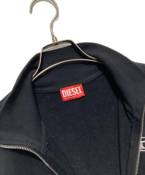 DIESEL（ディーゼル）DIESEL (ディーゼル) S-GINNI-ZIP-0D/ジップパーカー ブラック サイズ:Sの古着・服飾アイテム