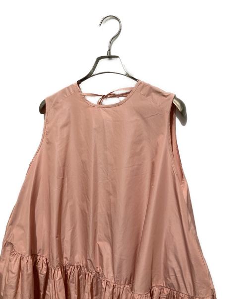 machatt（マチャット）machatt (マチャット) メモリーボリュームドレス ピンク サイズ:FREEの古着・服飾アイテム