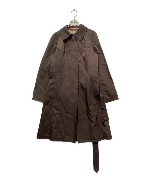 BURBERRY BLUE LABEL（バーバリー ブルー レーベル）BURBERRY BLUE LABEL (バーバリー ブルー レーベル) 裏地ノバチェックトレンチコート ブラウン サイズ:38の古着・服飾アイテム