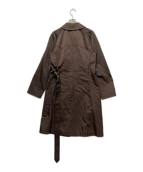 BURBERRY BLUE LABEL（バーバリー ブルー レーベル）BURBERRY BLUE LABEL (バーバリー ブルー レーベル) 裏地ノバチェックトレンチコート ブラウン サイズ:38の古着・服飾アイテム