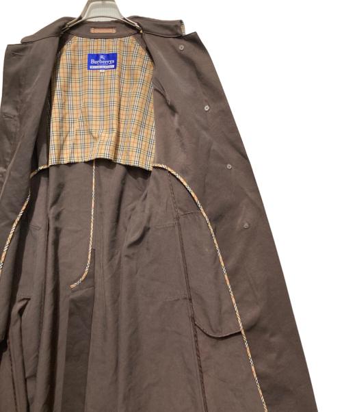 BURBERRY BLUE LABEL（バーバリー ブルー レーベル）BURBERRY BLUE LABEL (バーバリー ブルー レーベル) 裏地ノバチェックトレンチコート ブラウン サイズ:38の古着・服飾アイテム