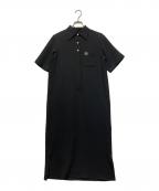 FRED PERRYフレッドペリー）の古着「Short Sleeve Shirt Dress」｜ブラック