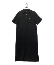 FRED PERRY（フレッドペリー）の古着「Short Sleeve Shirt Dress」｜ブラック