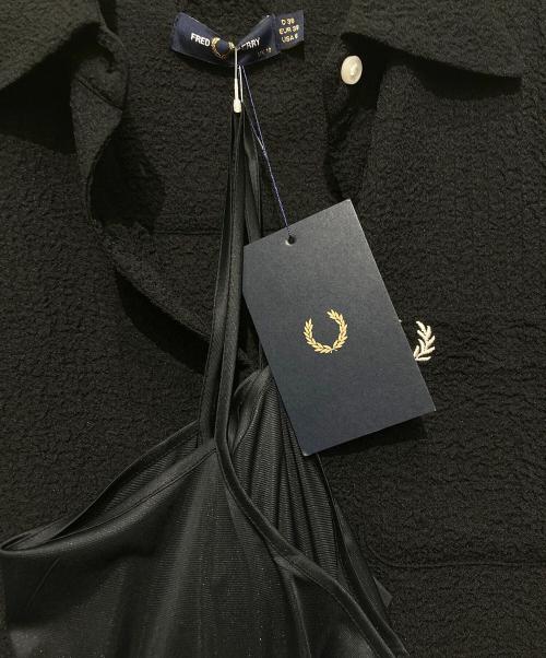 FRED PERRY（フレッドペリー）FRED PERRY (フレッドペリー) Short Sleeve Shirt Dress ブラック サイズ:36 未使用品の古着・服飾アイテム