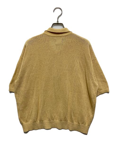 オローネ（オローネ）オローネ (オローネ) 25年 シネマポロニット イエロー サイズ:FREEの古着・服飾アイテム