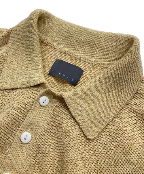 オローネ（オローネ）オローネ (オローネ) 25年 シネマポロニット イエロー サイズ:FREEの古着・服飾アイテム