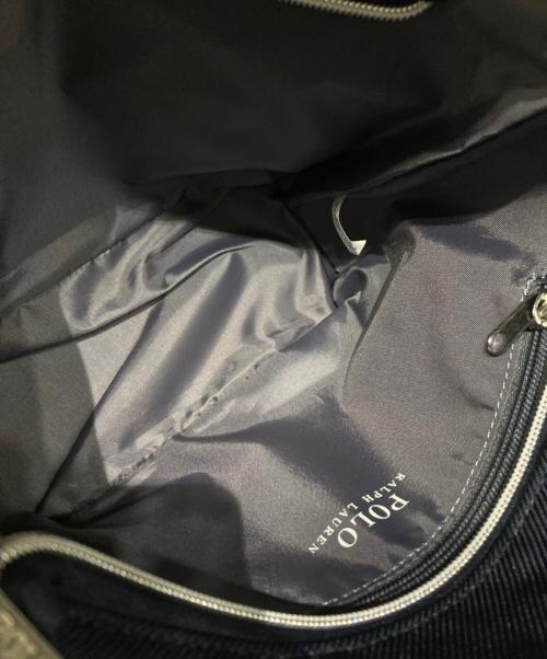 POLO RALPH LAUREN（ポロ・ラルフローレン）POLO RALPH LAUREN (ポロ・ラルフローレン) 刺繍カートバッグ ネイビー 未使用品の古着・服飾アイテム