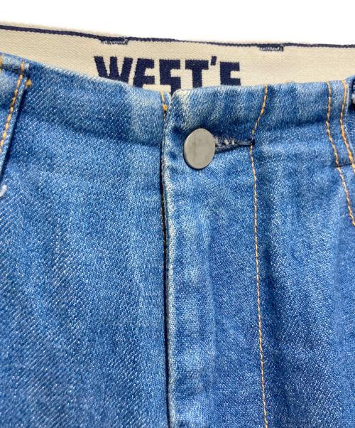WESTOVERALLS（ウエストオーバーオールズ）WESTOVERALLS (ウエストオーバーオールズ) 803W DENIM/デニムパンツ インディゴ サイズ:W30の古着・服飾アイテム