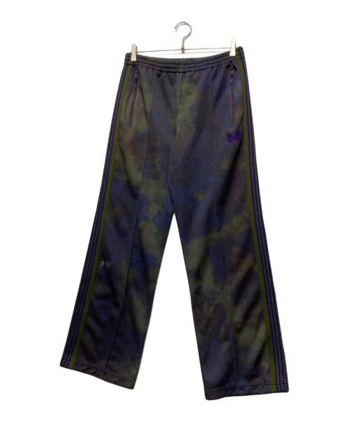 Needles（ニードルズ）Needles (ニードルズ) UNEVEN DYE TRACK PANTS グレー×グリーン サイズ:Sの古着・服飾アイテム