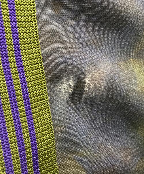 Needles（ニードルズ）Needles (ニードルズ) UNEVEN DYE TRACK PANTS グレー×グリーン サイズ:Sの古着・服飾アイテム
