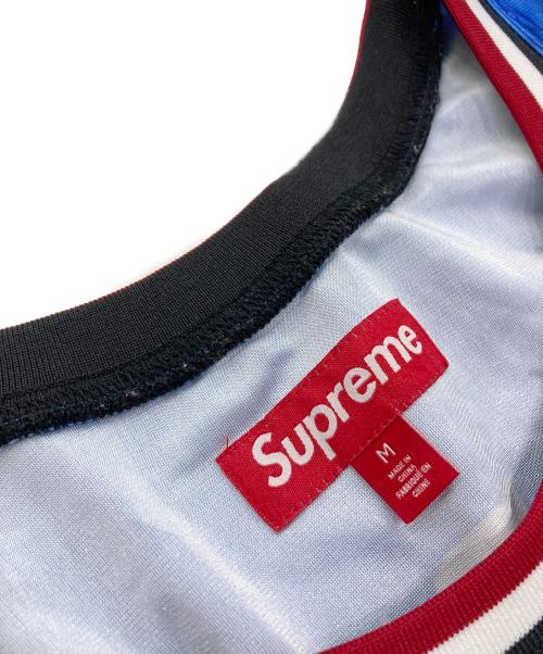 SUPREME（シュプリーム）Supreme (シュプリーム) Marker Basketball jersey ブルー×レッド サイズ:Mの古着・服飾アイテム