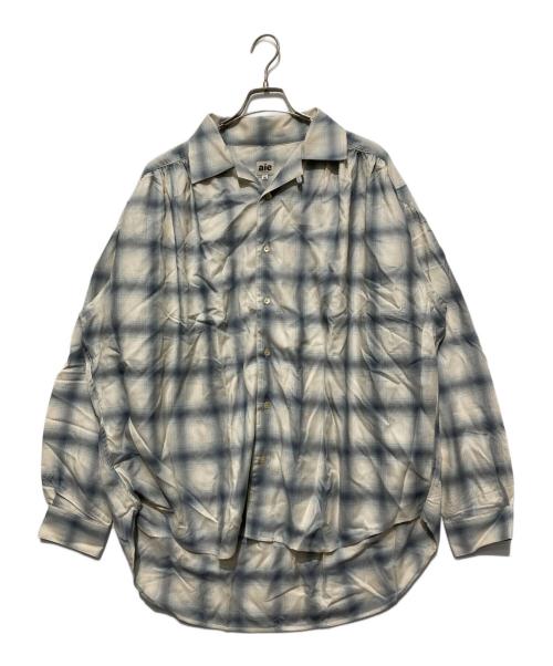 AiE（エーアイイー）AiE (エーアイイー) ペインターシャツ オンブレ ベージュ×ブルー サイズ:Mの古着・服飾アイテム