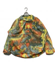 AiE（エーアイイー）の古着「TIE DYE PAINTER SHIRT」｜グリーン×イエロー