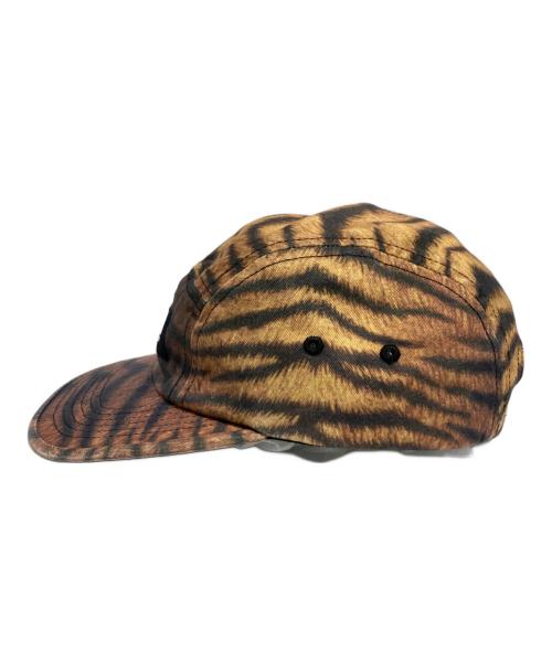 SUPREME（シュプリーム）Supreme (シュプリーム) 25AW Washed Chino  Twill Camp Cap Tiger ブラック×ベージュの古着・服飾アイテム