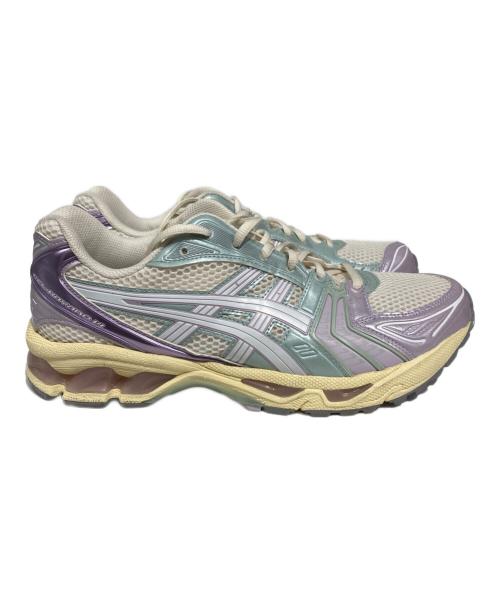 asics（アシックス）asics (アシックス) GEL-KAYANO14 ブルー×ベージュ サイズ:27cmの古着・服飾アイテム