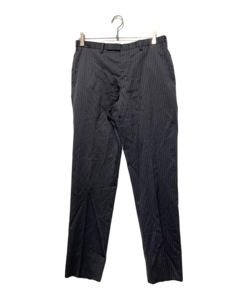 BURBERRY BLACK LABEL（バーバリーブラックレーベル）BURBERRY BLACK LABEL (バーバリーブラックレーベル) ストライプ柄 セットアップ グレー サイズ:40Rの古着・服飾アイテム