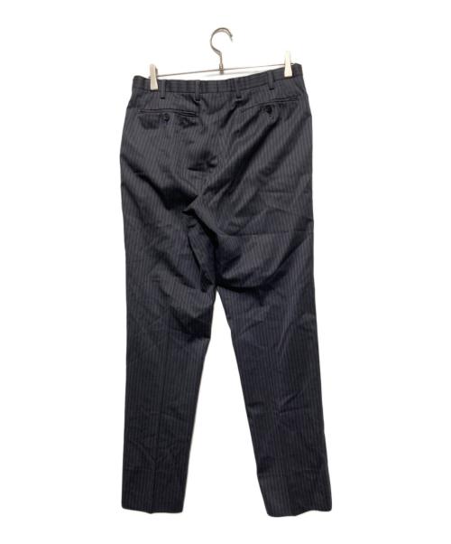BURBERRY BLACK LABEL（バーバリーブラックレーベル）BURBERRY BLACK LABEL (バーバリーブラックレーベル) ストライプ柄 セットアップ グレー サイズ:40Rの古着・服飾アイテム