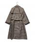 Aquascutum (アクアスキュータム) トレンチレインコート/チェックコート ベージュ×ブラウン サイズ:ML：8000円