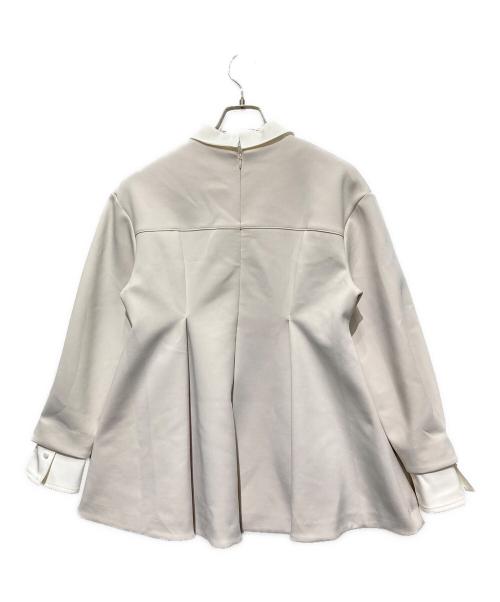 CELFORD（セルフォード）CELFORD (セルフォード) 衿付きポンチセットアップ ベージュ サイズ:38の古着・服飾アイテム