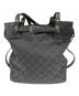 GUCCI (グッチ) GGキャンバストートバッグ ブラック：35000円