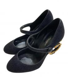 DOLCE & GABBANA（ドルチェ＆ガッバーナ）の古着「ヒールパンプス」｜ブラック