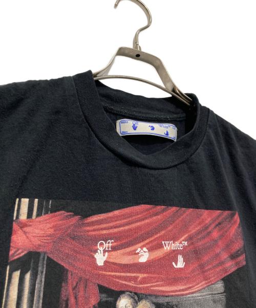 OFFWHITE（オフホワイト）OFFWHITE (オフホワイト) Caravaggio プリントT ブラック サイズ:XSの古着・服飾アイテム