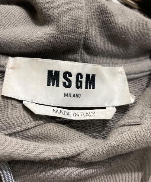 MSGM（エムエスジーエム）MSGM (エムエスジーエム) パーカー グレー サイズ:XSの古着・服飾アイテム